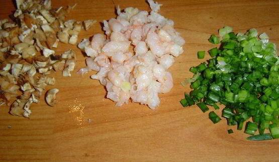 шампиньоны фаршированные морское искушение