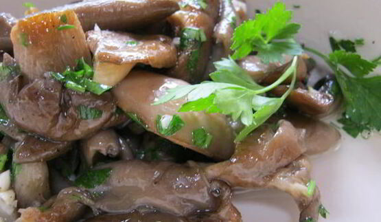 вешенки в чесночном маринаде