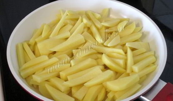 вешенки жареные с картошкой