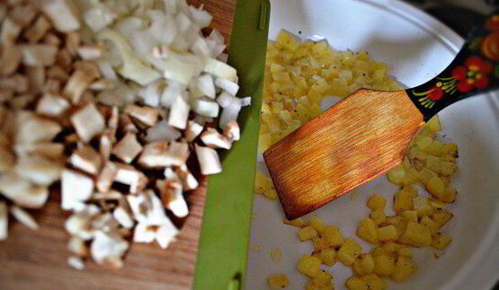 запеченные фаршированные шампиньоны