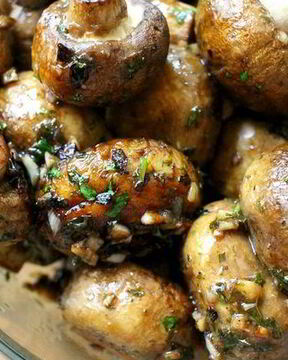 Запеченные шампиньоны с прованскими травами