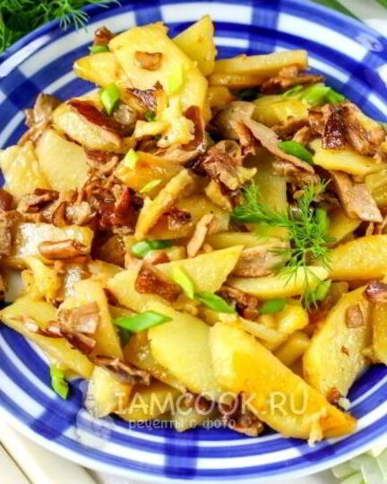 Рецепт жареных рыжиков с картошкой