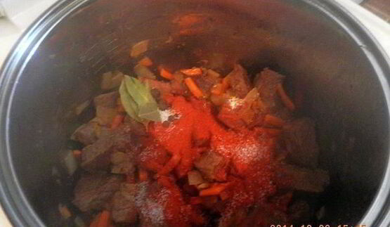 гуляш без томатной пасты в мультиварке