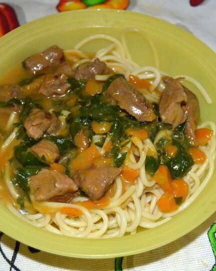 Рецепт гуляша из говядины с тыквой