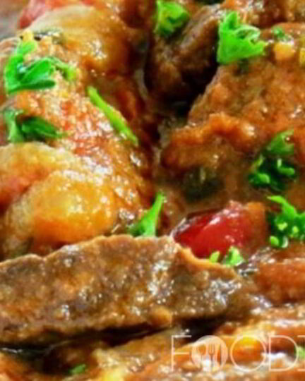 Рецепт гуляша иза говяжьея печеней