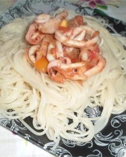 Рецепт гуляша из кальмаров