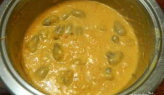 гуляш из куриных сердечек