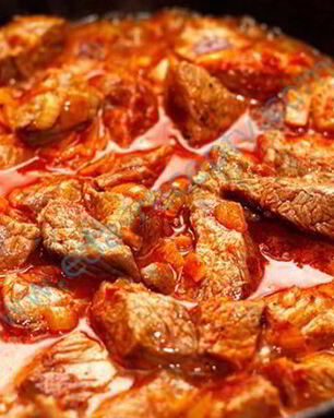 Гуляш из мяса косули