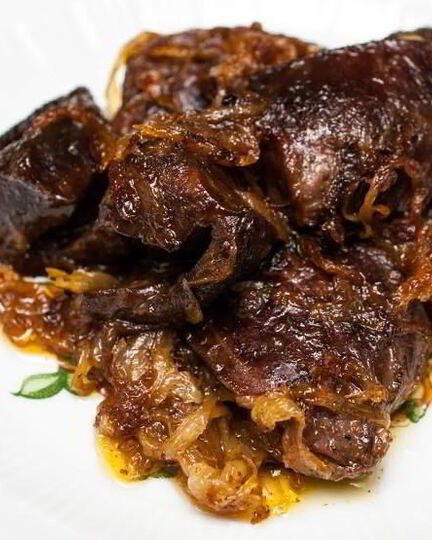 Рецепт гуляша из сердца