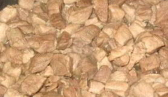 гуляш из свинины со сливками