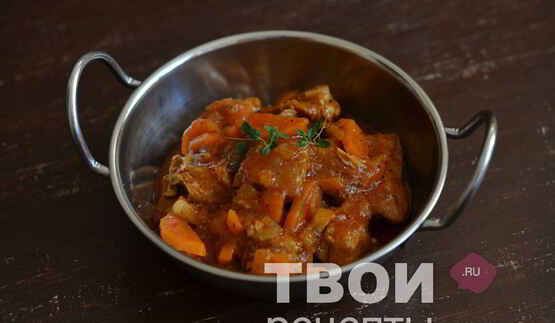 гуляш из свинины в мультиварке