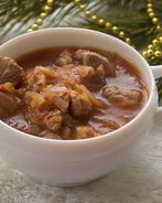 Гуляш из свиного окорока