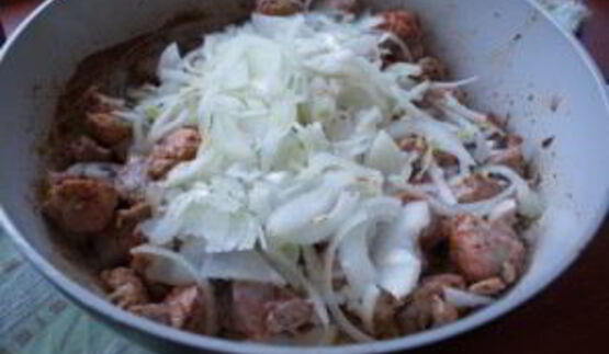 гуляш из свиного окорока