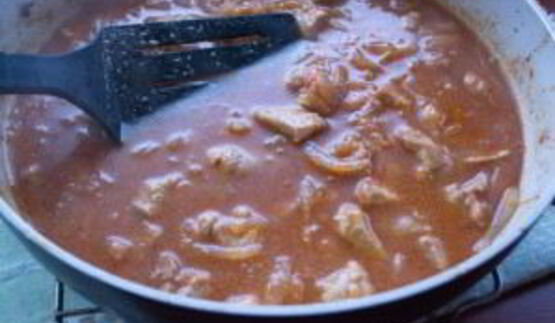 гуляш из свиного окорока