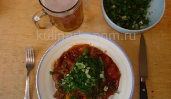 гуляш в казане