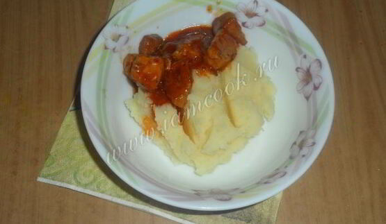 картошечка с гуляшом по-сибирски