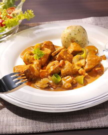 Рецепт охотничьего гуляша из индейки