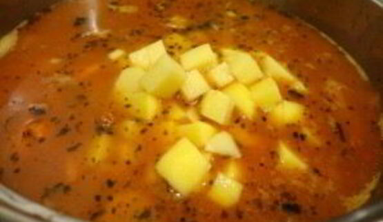 суп-гуляш из фарша