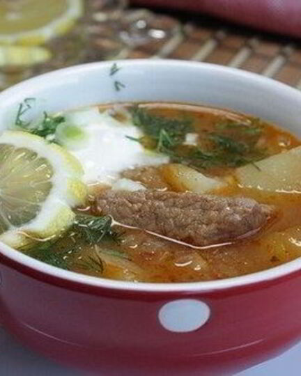 Рецепт супа-гуляша по-тирольсков с говядиной