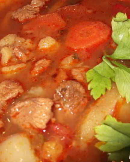 Рецепт супа-гуляша по-венгерски