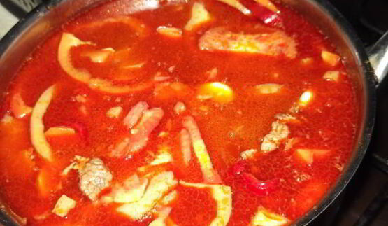 суп-гуляш по-венгерски