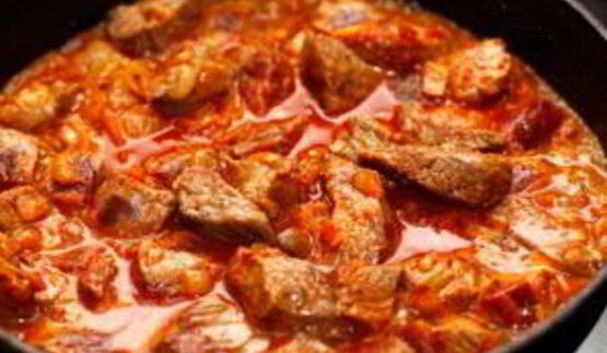 вкусный гуляш из говядины