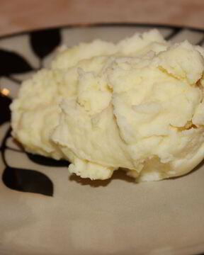 Картофельное пюре с козьим сыром