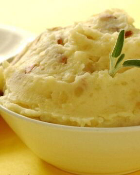 Картофельное пюре с жареным луком