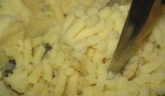 картофельное пюре с жареным луком