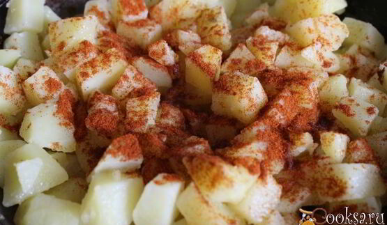 картофельный гарнир к мясу