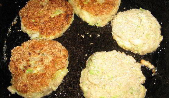 кабачково-яблочные котлетки