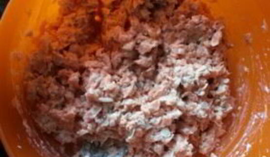 котлеты из фарша красной рыбы