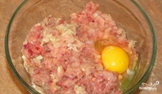 котлеты из фарша с грибами