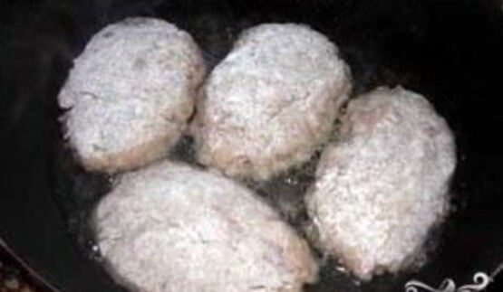 котлеты из фарша с грибами