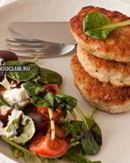 Котлеты из индейки с кабачками