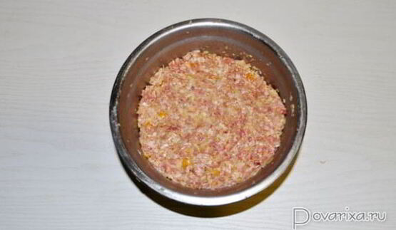 котлеты из мяса с овощами