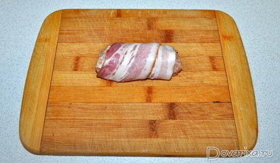 котлеты из мясного фарша в беконе