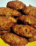 Котлеты мясные с тыквой
