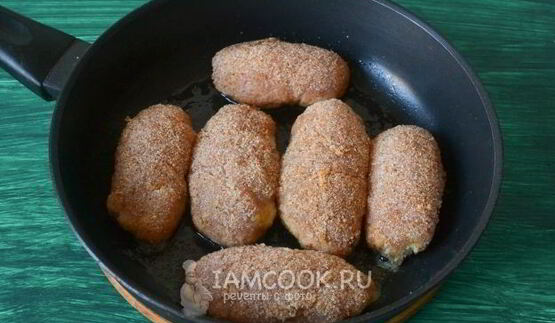 котлеты по-киевски на сковороде