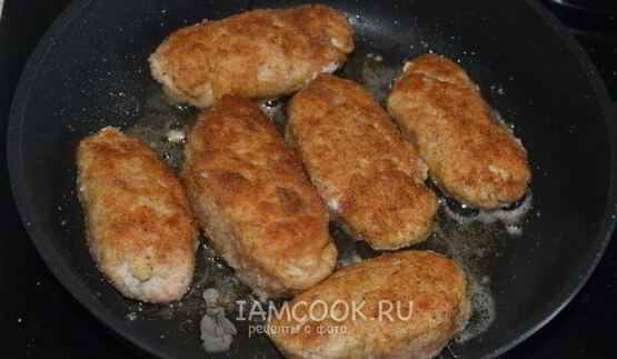 котлеты по-киевски на сковороде