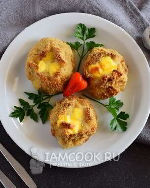 Котлеты с сыром в духовке