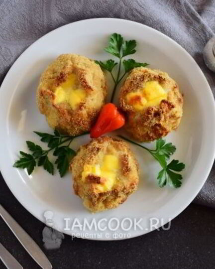 Рецепт котлет с сыром в духовке