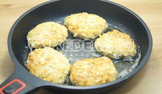 куриные котлеты с кабачком