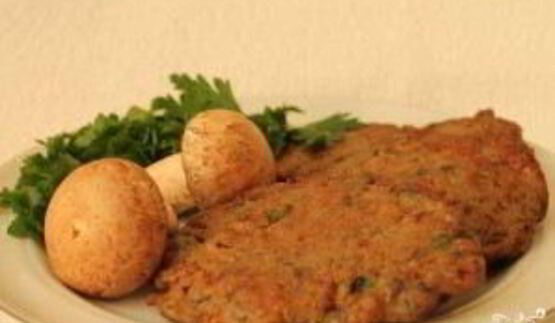 печеночные котлеты с грибами