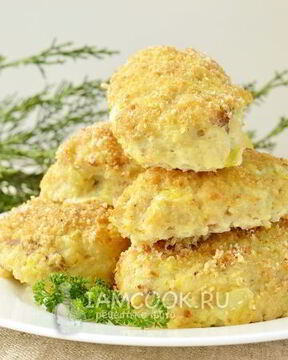 Рыбные котлеты в духовке