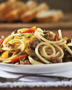 Лапша с фаршем по-флотски