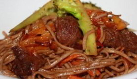 лапша с говядиной