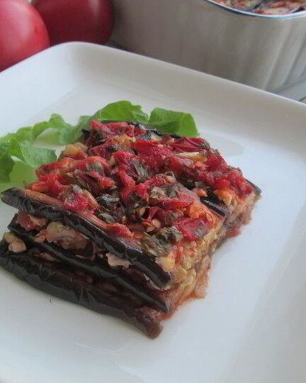 Рецепт баклажанной лазанья