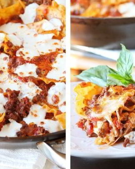 Рецепт быстрой лазанья на плите