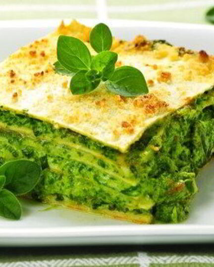 Рецепт лазаний из шпината и феты